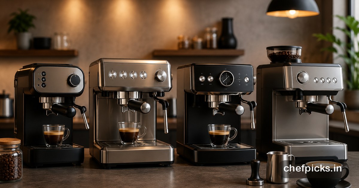 Best Home Espresso Machines in India (2026) - ChefPicks